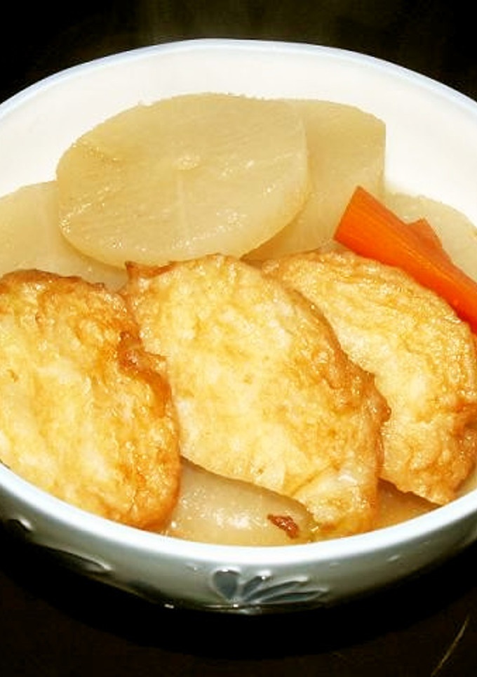 キャベツ入りさつま揚げと大根の煮物-レシピのメイン写真