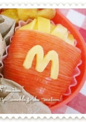 マックnaおにぎり＊ポテトキャラ弁-レシピのメイン写真