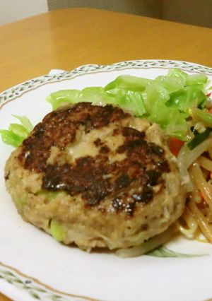 ふわふわ・旨い！枝豆豆腐ハンバーグ-レシピのメイン写真
