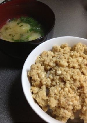 兄弟そぼろ丼-レシピのメイン写真