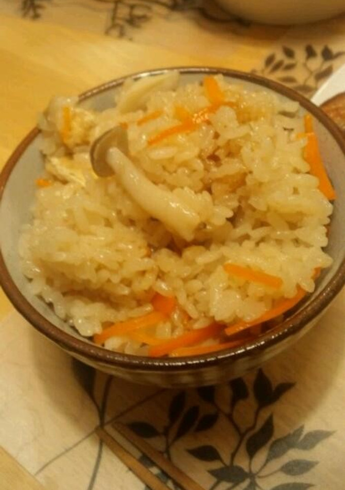 きのこの炊き込みご飯-レシピのメイン写真