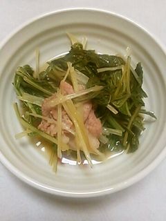 簡単♪水菜とお肉の炊いたん-レシピのメイン写真