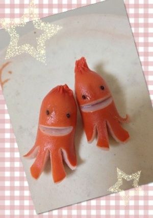 一本で二人！宇宙人ウインナー♡ソーセー人-レシピのメイン写真