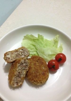 野菜たっぷり☆ふわふわメンチカツ♪-レシピのメイン写真