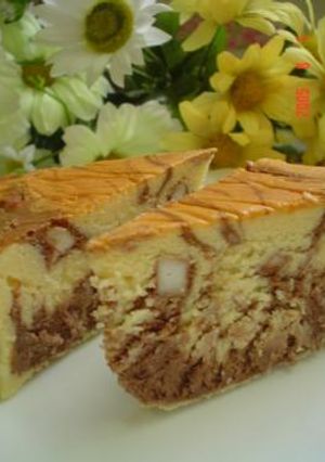 ハンペンDEマーブルチーズケーキ-レシピのメイン写真