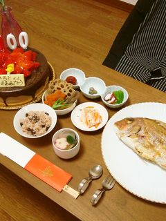 お食い初めのお祝い膳☆覚え書き-レシピのメイン写真