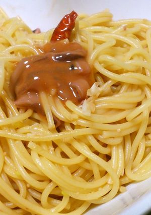 イカの塩辛ぺペロンチーノ-レシピのメイン写真
