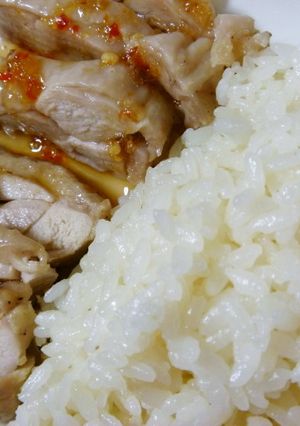 簡単！炊飯器でシンガポールチキンライス-レシピのメイン写真