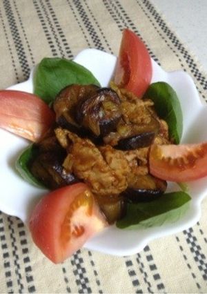 茄子と豚肉のカレーケチャップ炒め-レシピのメイン写真