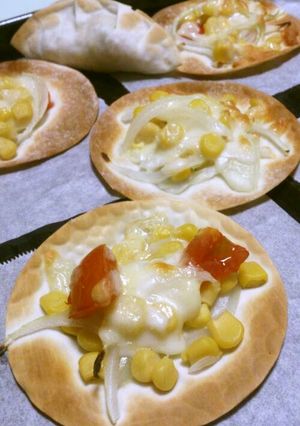 餃子の皮でパリパリのピザ★-レシピのメイン写真