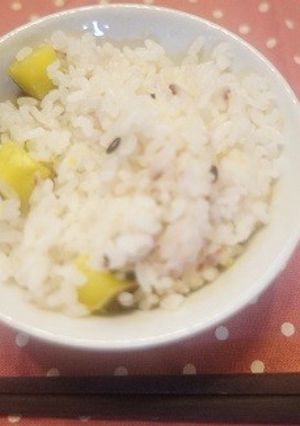 さつまいもと雑穀の炊き込みごはん-レシピのメイン写真