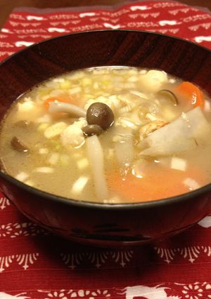 お豆腐のやさしい味♫けんちん汁-レシピのメイン写真