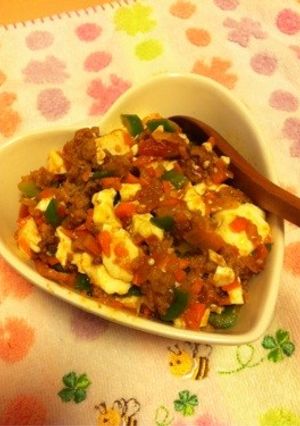 簡単イタリアン？！ミートソース麻婆豆腐★-レシピのメイン写真