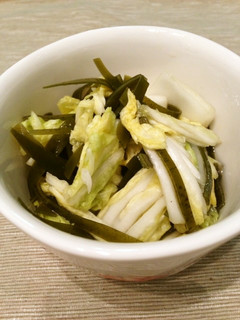 出汁を取った昆布で簡単☆白菜のお漬物-レシピのメイン写真