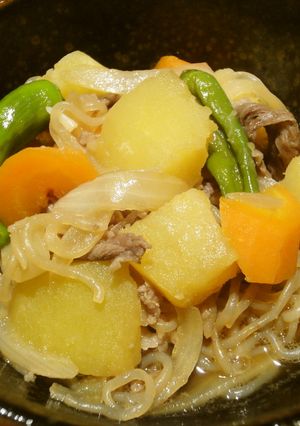 サツマイモの肉じゃが-レシピのメイン写真