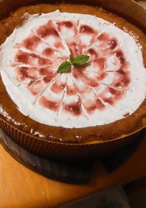 チーズケーキ★ベリークリームかけ-レシピのメイン写真