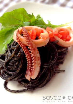 烏賊尽くしのイカスミパスタ☆-レシピのメイン写真