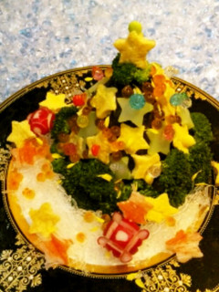 クリスマスデコ寿司(ケーキ寿司)-レシピのメイン写真