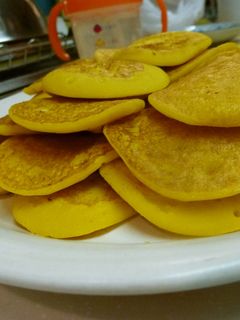 米粉カボチャたっぷりのパンケーキ 離乳食-レシピのメイン写真