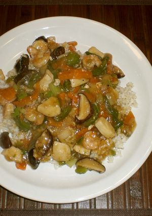 簡単、鶏肉と海老入り中華丼-レシピのメイン写真