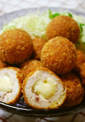 チーズ入りチキンボール-レシピのメイン写真
