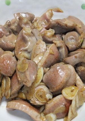 砂肝のニンニク炒め-レシピのメイン写真