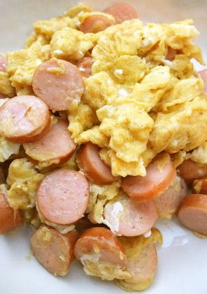 朝食・簡単・ウィンナーエッグ-レシピのメイン写真