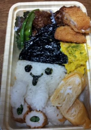 ハロウィンに!つぶらな瞳のおばけおにぎり-レシピのメイン写真