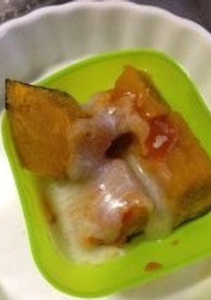 お弁当のすき間に☆かぼちゃのチーズ焼き☆-レシピのメイン写真