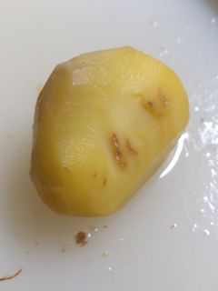 包丁で栗の皮むき-レシピのメイン写真