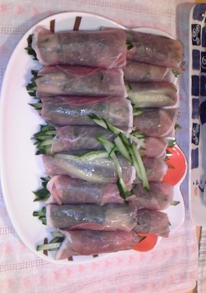 生ハムの大葉胡瓜巻き-レシピのメイン写真