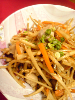 鶏ごぼうのきんぴら-レシピのメイン写真