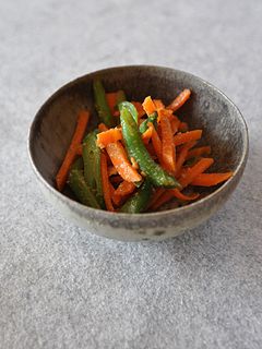 いんげんと人参の胡麻和え-レシピのメイン写真
