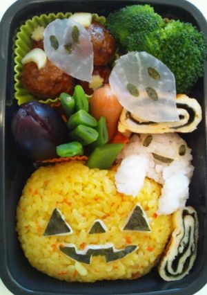 ハロウィンキャラ弁(ご飯系)覚え書き-レシピのメイン写真