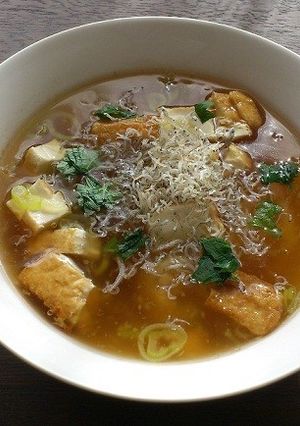 厚揚げとちりめんじゃこのあんかけうどん-レシピのメイン写真