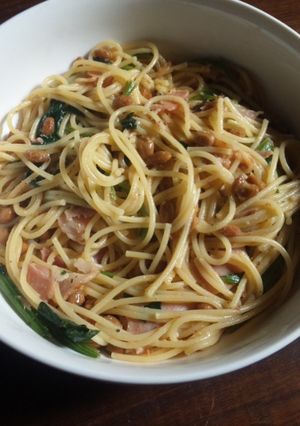 超簡単納豆パスタ-レシピのメイン写真