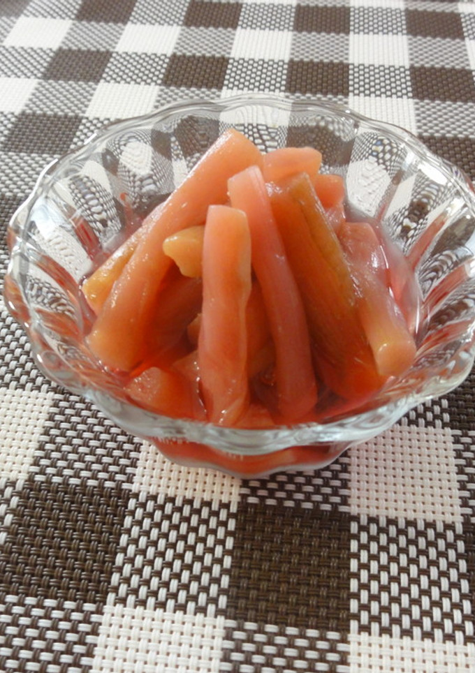 ☆ずいきの酢の物☆-レシピのメイン写真