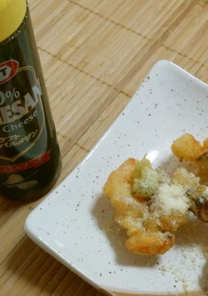 クラフトパルメザンチーズで☆海老かき揚げ-レシピのメイン写真
