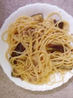 麻婆茄子スパゲティ-レシピのメイン写真