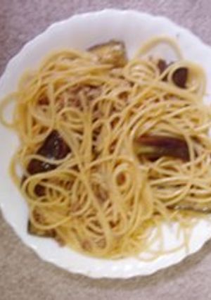 麻婆茄子スパゲティ-レシピのメイン写真