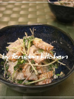 ヘルシー✿ちくわ&カイワレのゴマヨ和え-レシピのメイン写真