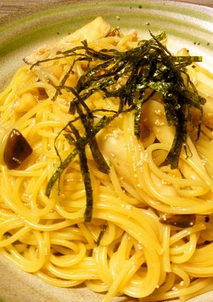 キノコとたらこのパスタ（バター醤油味）-レシピのメイン写真