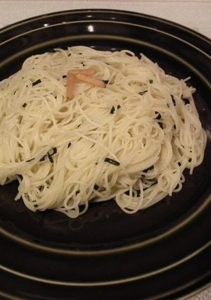 お茶漬けの素でパスタ-レシピのメイン写真
