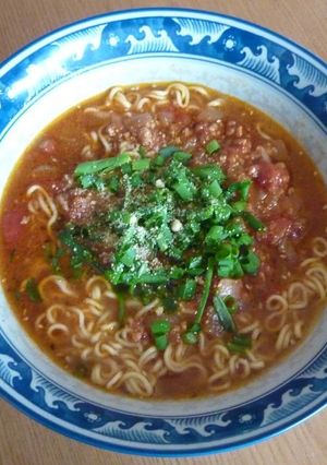 トマト味噌ミートラーメン-レシピのメイン写真