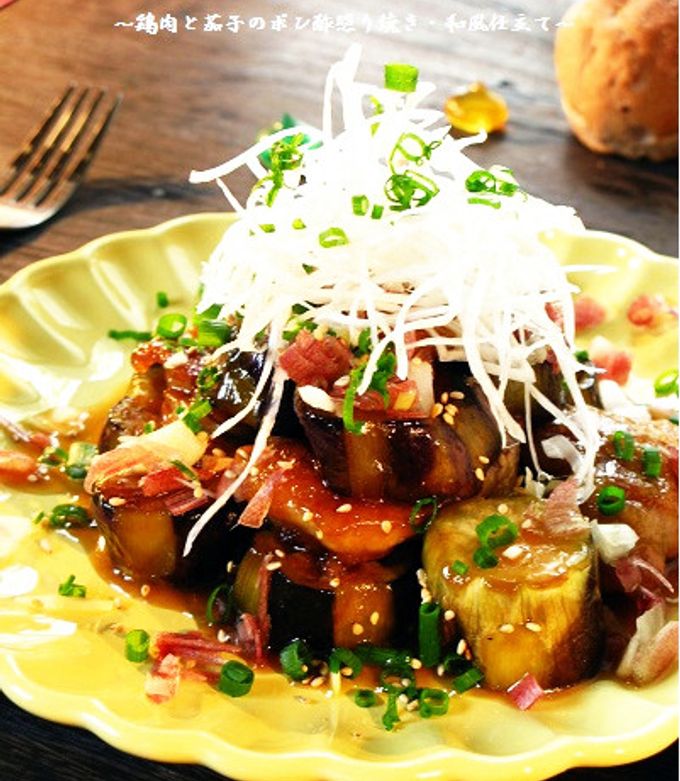 ■鶏肉と茄子のポン酢照り焼き・和風仕立て-レシピのメイン写真