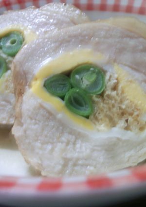 簡単☆玉子入り☆鶏の野菜挟み煮-レシピのメイン写真