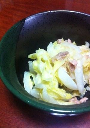 白菜とツナの煮物♡-レシピのメイン写真