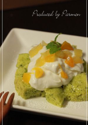 ほうれん草チーズ蒸しパン-レシピのメイン写真