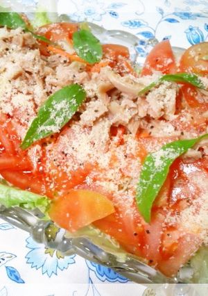 パルメザンチーズのイタリアンサラダ♪-レシピのメイン写真