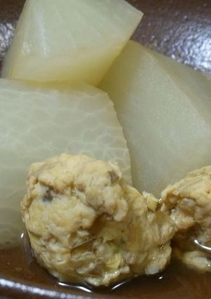鶏の肉団子と大根の炊いたん-レシピのメイン写真